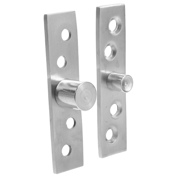 WORGEOUS 2pcs Pivot Hinge Rotating Hinge 360 Degree Hinge Stainless Steel Pivot Hinge