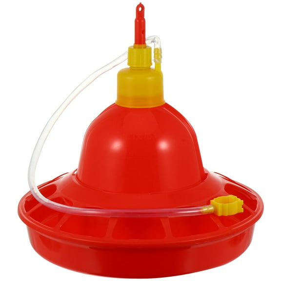 WORGEOUS 2pcs Plastic Poultry Water Feeder Creative Chicken Automatic Drinking Container