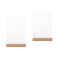 thumbnail image 1 of WORGEOUS 2pcs Price Sign Label Holder Acrylic Tag Holder Price Display Sign Label Holder for Retail Market, 1 of 8