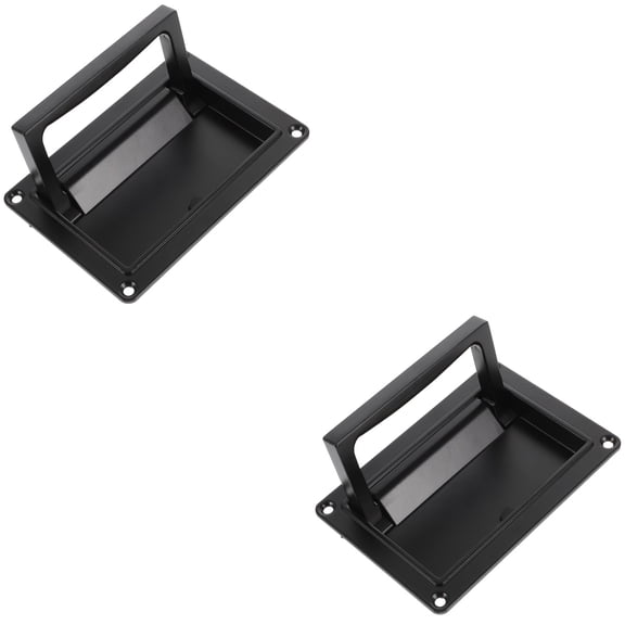 WORGEOUS 2pcs Recessed Door Handle Pocket Door Handle Flush Mounted Door Handle Door Pull