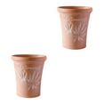 thumbnail image 1 of WORGEOUS 2pcs Relief Clay Flowerpot Household Decorative Planting Pot Terracotta Pot Clay Clay Planter, 1 of 1