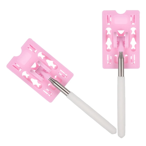 WORGEOUS 2pcs Rod Card Holder Reacher Grabber Tool Car Parking Contactless Payment Rod Vehicle Parking Toll Swiping Stick