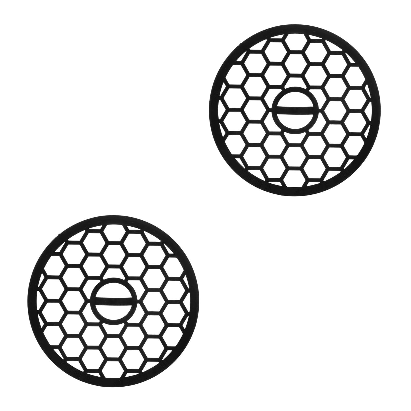 WORGEOUS 2pcs Rv Floor Drain Filter Bathroom Toilets Floor Drainer For Boats Plastic Filter Screen For Effective Water Drainage On Rv Boat Decks