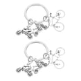 thumbnail image 1 of WORGEOUS 2pcs Sports Motorcycle Keychain Bike Keyring 3D Motorbike Charm Pendant Unique Bicycle Key Holder Sports Fitness Accessories Keychain, 1 of 8