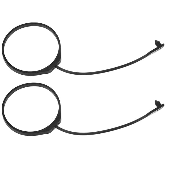 WORGEOUS 2pcs Tank Cap Rope Tank Filler Gas Cap Rope Rubber Replacement Ropes