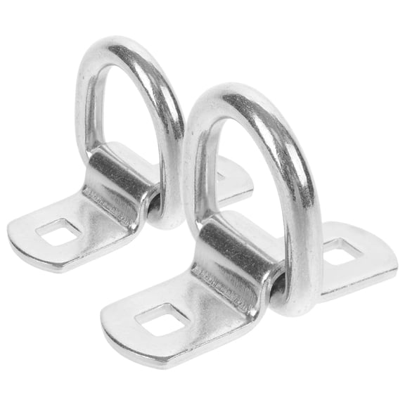 WORGEOUS 2pcs Tow Rings Tie Down Towing Hook Trailer Ring Tow Hook Trailer Ring Towing Hook Vehicle Tow Hook Auto Tow Hook Car Tow Hook Heavy Duty Hook