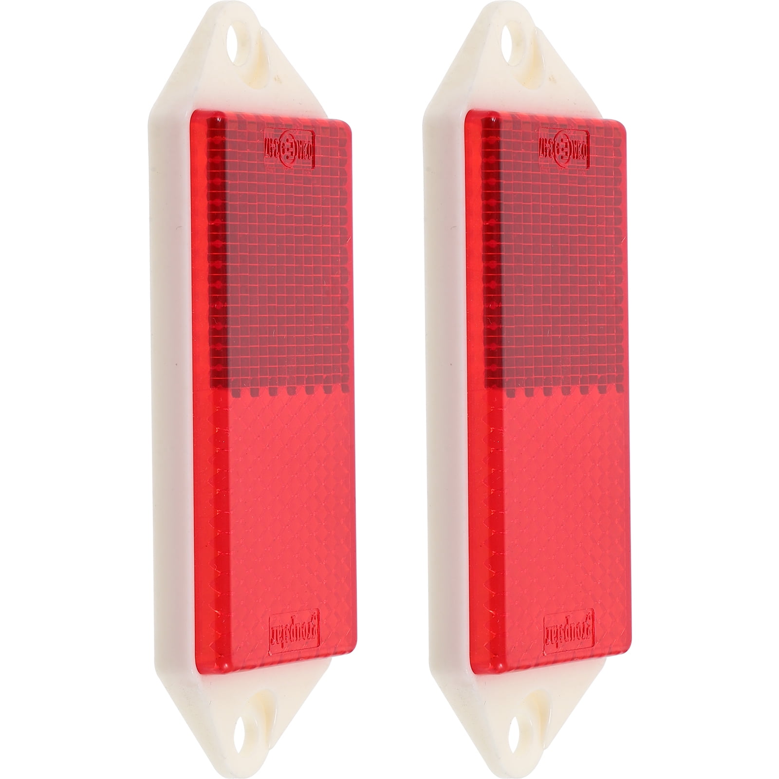 WORGEOUS 2pcs Trailer Reflectors High Visibility Reflective Supplies Driveway Entrance Reflectors