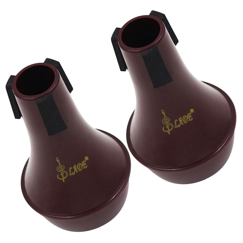 WORGEOUS 2pcs Trombone Trumpet Trumpet Mute Plastic Trumpet Mute Trumpet Practice Supply