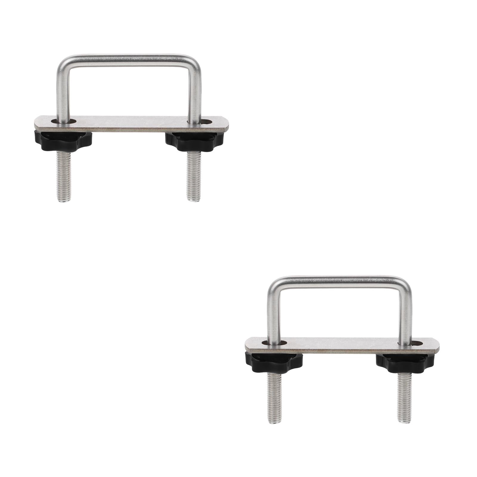 WHAMVOX Raindrops 2pcs Universal Roof Rack U Bolt Clamp for Car Luggage ...