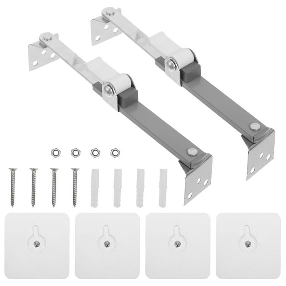 WORGEOUS 2pcs Universal TV Wall Mount Bracket Adjustable Anti-Tilt Device For Flat Screen TVs Safety Racks TV Stand Wall Mounts Wall Bracket For TV