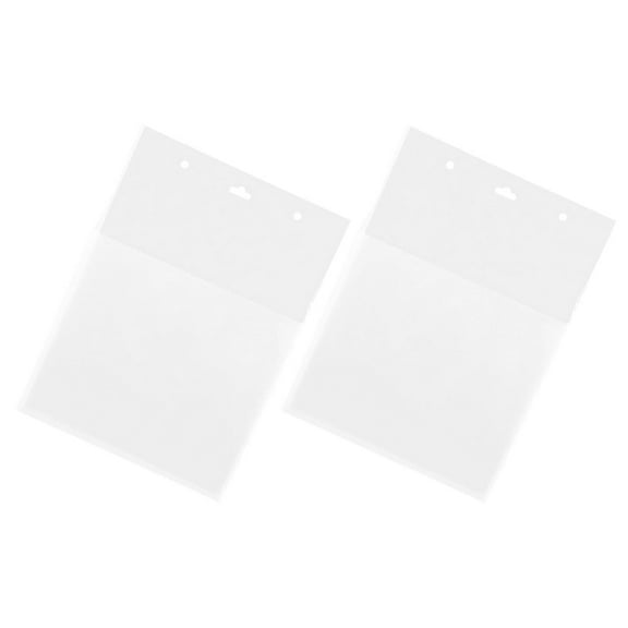 WORGEOUS 2- Hanging Storage Bags, Transparent Wall Mount File Holders, Multi-Purpose Organizers for Documents and Small Items