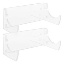 BRIGHTFUFU Sleek Acrylic Rolling Pin Hanger 2Pcs 7.7x3.9x3.0In For Kitchen Storage