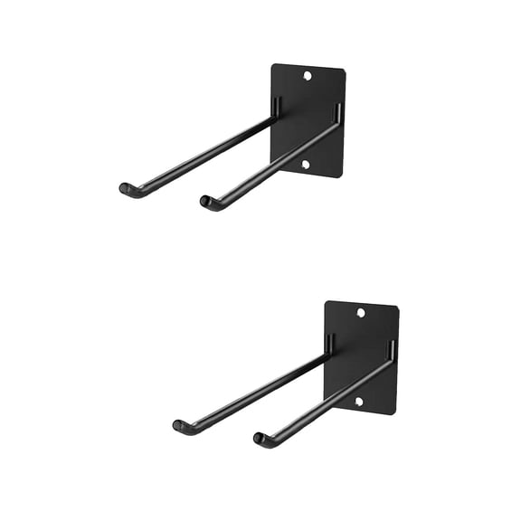 WORGEOUS 2pcs Wall-mounted  Broom Storage Hanger Organizer For Garden Garage Garage Tool Organizer