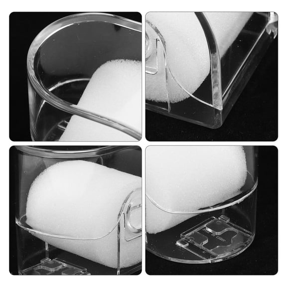 WORGEOUS 2pcs Watch Display Organizer Men Transparent Single Watch Box Acrylic Storage Case Watch Storage Watch Holder Organizer