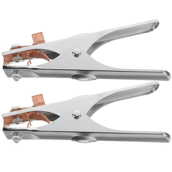 WORGEOUS 2pcs Welding Ground Clamp Manual Welder Heavy Duty Grounding Clip Earth Clamp For Ground Wire Clamp Welding Ground Clamp Welding Grounding Clamp