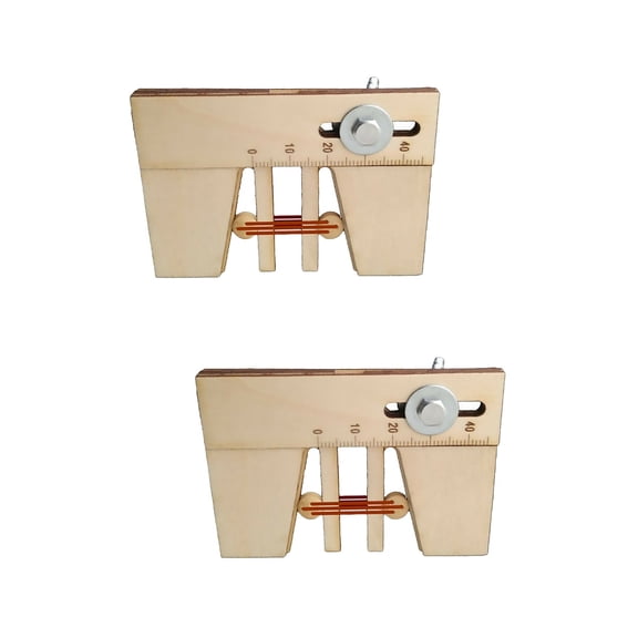 WHAMVOX Sailing Model Fixed Tool Wooden For Model Makers 2Pcs 2.8x2.2x0.3In