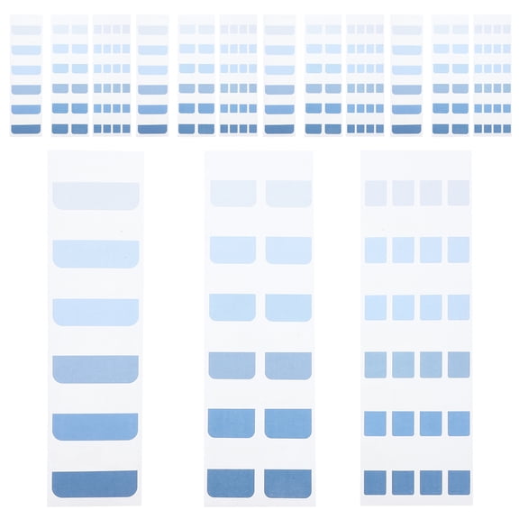 with Strong Adhesion for DIY Use in Blue PVC 3 Bags of Index Tabs for Organizing