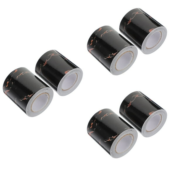 WORGEOUS 3-Pack PVC Skirting Board Covers with Brick Pattern Wall Tape Strip, Peel and Stick Wallpaper