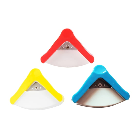 WORGEOUS 3-Piece Photo Cutter Set for Round Picture Trimming - Scrapbooking Tool Kit for Crafts and Projects