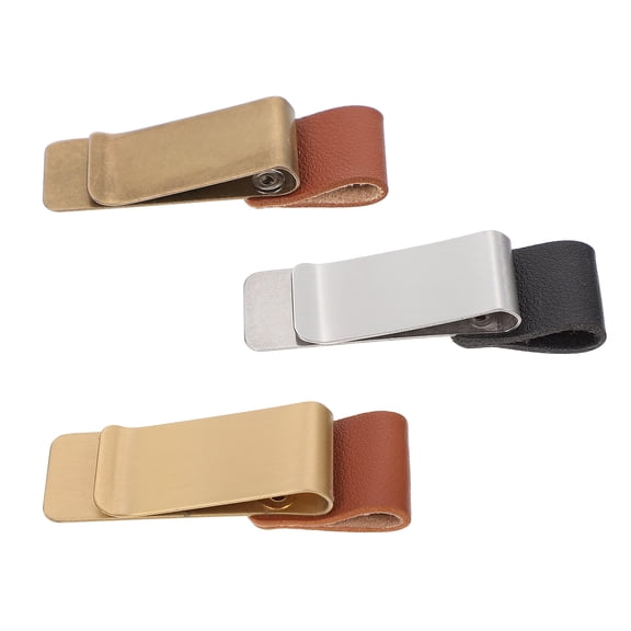 GOOHOCHY Creative Note Holder Mini Metal Clip Assorted Color 3Pcs Back to School
