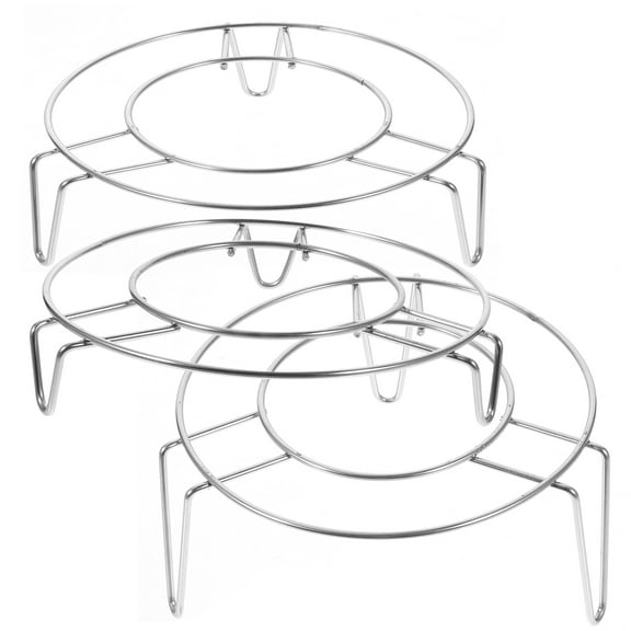 WORGEOUS  3 Pcs Steam Plate Round Steaming Rack 3pcs Packing