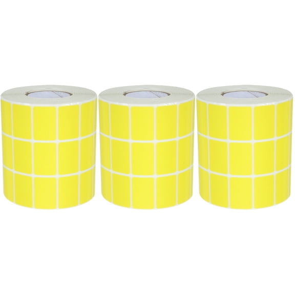 WORGEOUS 3 Rolls  of Self Adhesive Book Label Sticky Shipping Package Label Blank Shipping Label