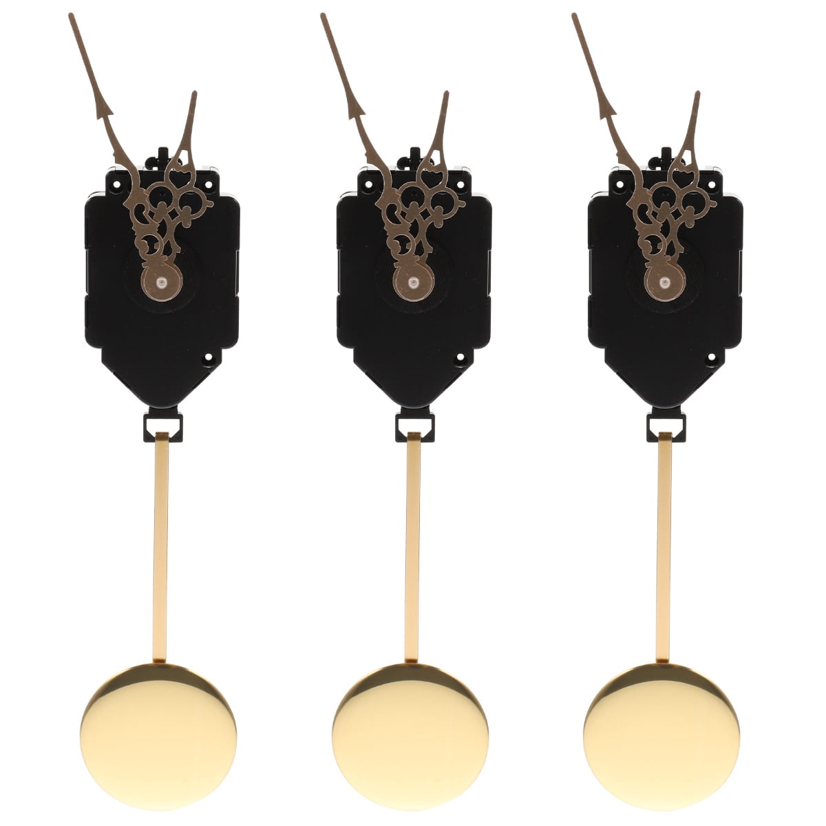 WORGEOUS 3 Sets  Mute Clock Movement Clock Parts Precision Quartz Clock Movement Parts