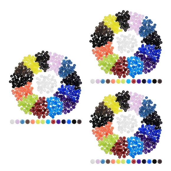 FUEENIRVA Raindrops 3 Sets Snap Button Kit 2pcs Sew On Snaps Fastener Buttons for Clothing Fabric Sewing
