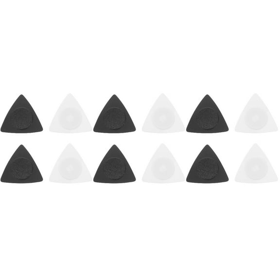 WORGEOUS 3 Sets of Stylish Triangular Guitar Picks with Simple Fashion Design Accessories