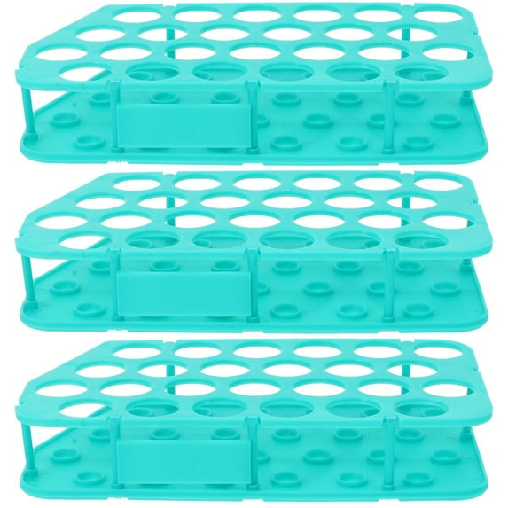 WORGEOUS 3-Piece Plastic Test Tube Rack Set for Centrifuge and ...