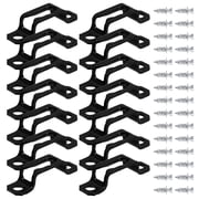 WEUVEB 30 Pcs Black Sofa Replacement Furniture Connectors, Home Improvement Parts for Couch Repair and Assembly