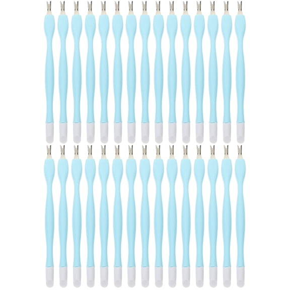 HINTRMENT Cuticle Removers Slim Silicone Women 30Pcs