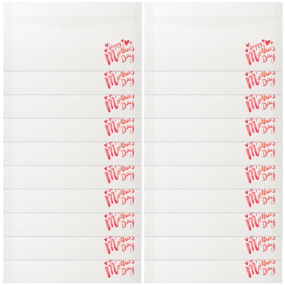 WORGEOUS 30 Pcs Plate Envelope Happy Mothers Day Envelopes for Greetings