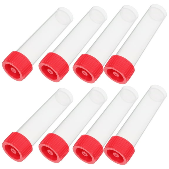 WORGEOUS 30 Pcs Tiny Storage Bottles with Lids Sample Tubes Leak-Proof Sample Bottles Small Sample Containers 30ml