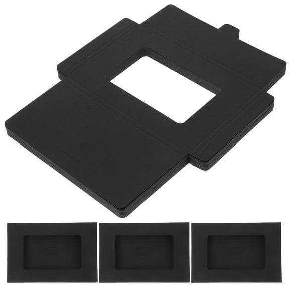 WORGEOUS 30 Pcs Window Envelope Box 15.50X10.20X0.10CM Black