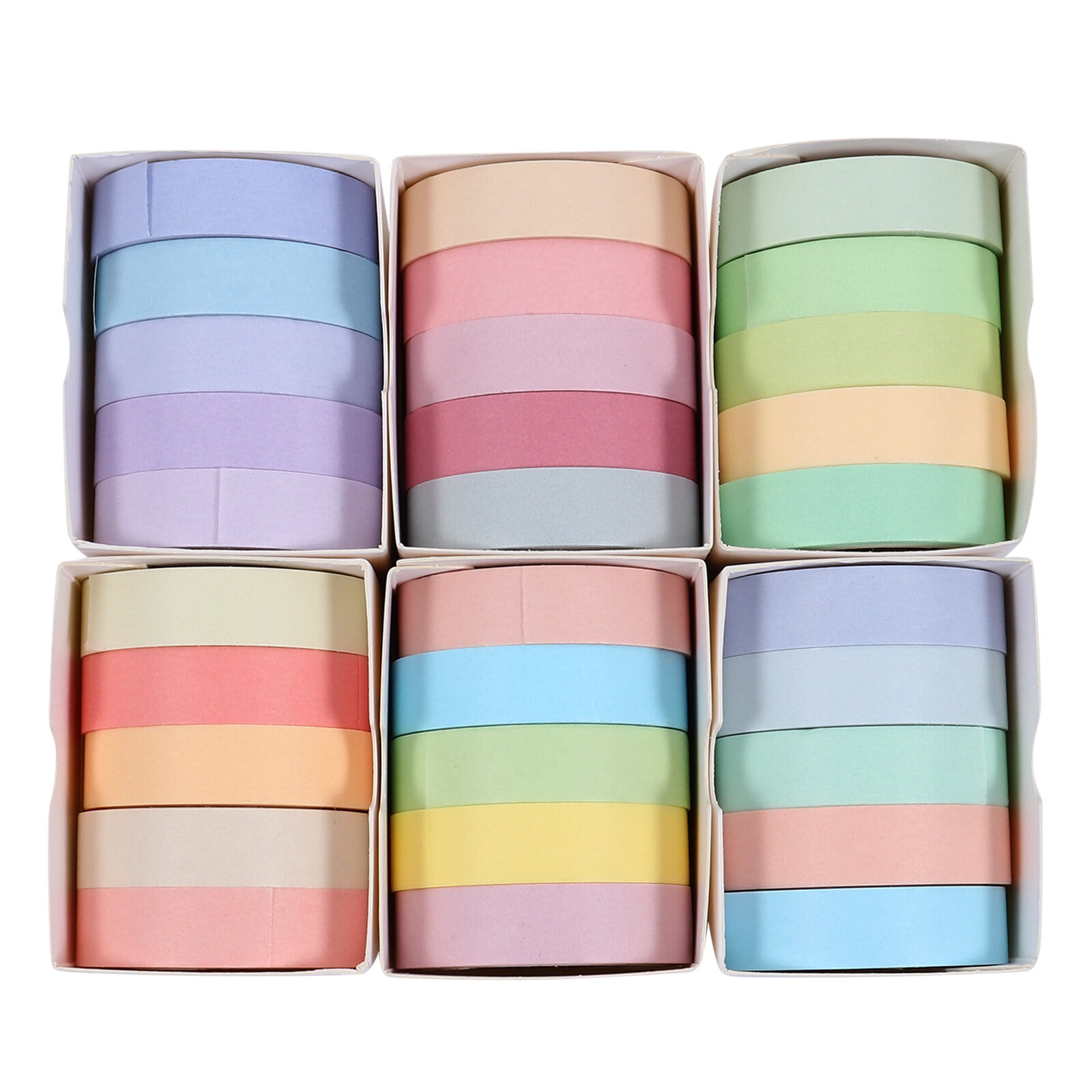 WORGEOUS 30 Rolls Washi Paper Masking Tape Adorable Scrapbook Sticker ...