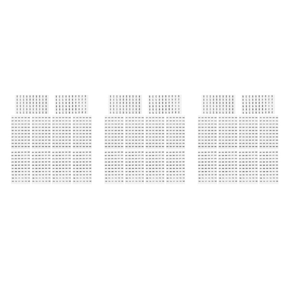 WORGEOUS 30 Sheets Small Number Stickers Self Adhesive Labels Nail Polish Bottles Numbered Stickers Peel and Stick Numbers for Inventory and Storage (001-60 Numbers, 061-120 Numbers)