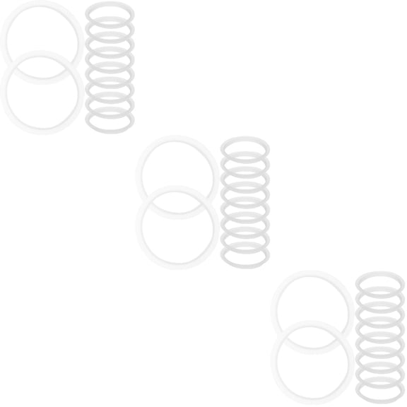 WORGEOUS 30 pcs  Jar Lids Silicone Rings Mason Jars Lids Sealing Gaskets Elastic Bottle Sealing Rings