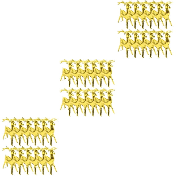 WORGEOUS 30 pcs Lovely Xmas Reindeer Balloons Party Decorations Aluminum Film Balloons