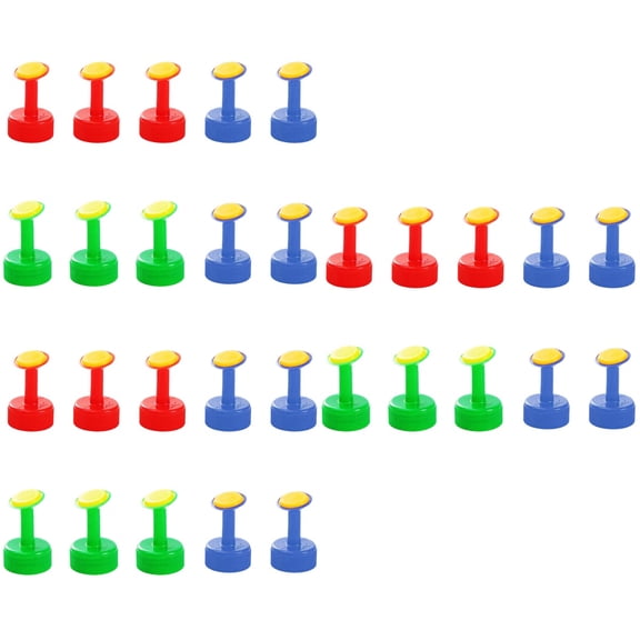 WORGEOUS 30-Pack Mini Flower Watering Nozzles for Garden Plants, Small Sprinkler with Random Colors Included