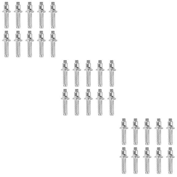 WORGEOUS 30 pcs Replacement Mountaineering Rod Tip Tungsten Steel Trekking Pole Stick Tip