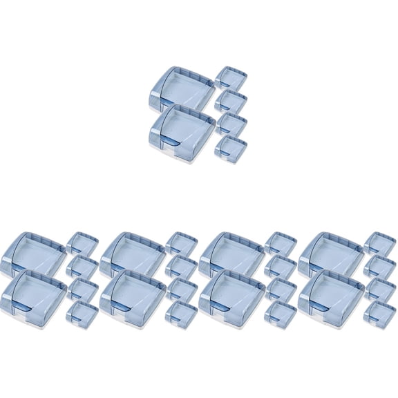 WORGEOUS 30-Pack Self-Adhesive Electrical Outlet Covers, Child Safety Socket Plugs, Single Slot Receptacle Protectors for Home