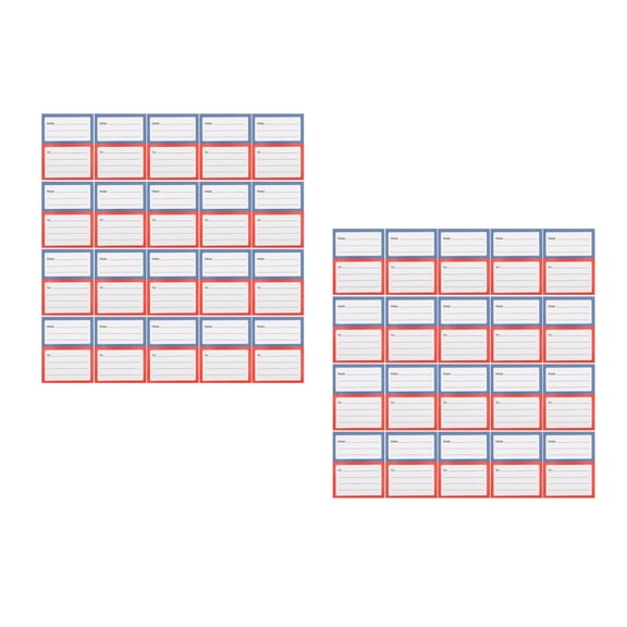 WORGEOUS 300 pcs Blank Address Labels For Writing Shipping Label Stickers Self Adhesive Mailing Labels For Envelopes Packages Mailing Bags To And From Return Address Mailing Labels