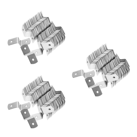 WORGEOUS 300 pcs Frame Table Tops Fasteners Shelf Brackets Picture Frame Braces Clips For Table Tops Picture Frame Offset Clips Picture Hanger Shelf Bracket