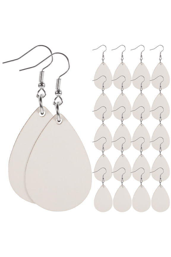 30Pcs Sublimation Blank Sublimation Earring Pendant DIY Earring Blank Sublimation Blank Earring