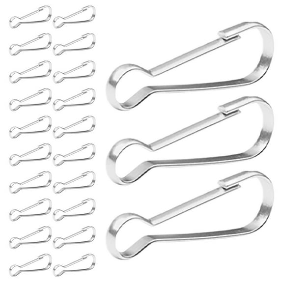 YSNOOWE 30Pcs Stainless Steel Swivel Snap Hooks Flagpole Clips for Reliable and Reusable Flag Attachment