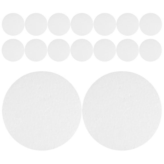 WORGEOUS 30pcs White Foam Cylinders Foam Circles 75mm Round Foam Discs For Diy Crafts Easy To Cut And Paint For Art Projects Modeling Sculpture