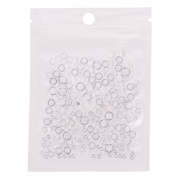 WORGEOUS 350 Pcs Stickers Bulk Patch Mobile Phone Case Decoration 0.5X0.5cm Transparent