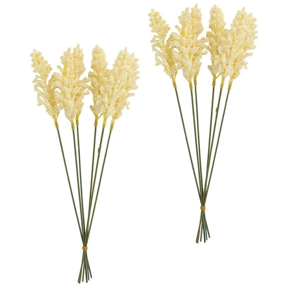 WORGEOUS 36 Pcs Artificial Plants Faux Flowers Plants Artificial Fake Simulated Plant Decor