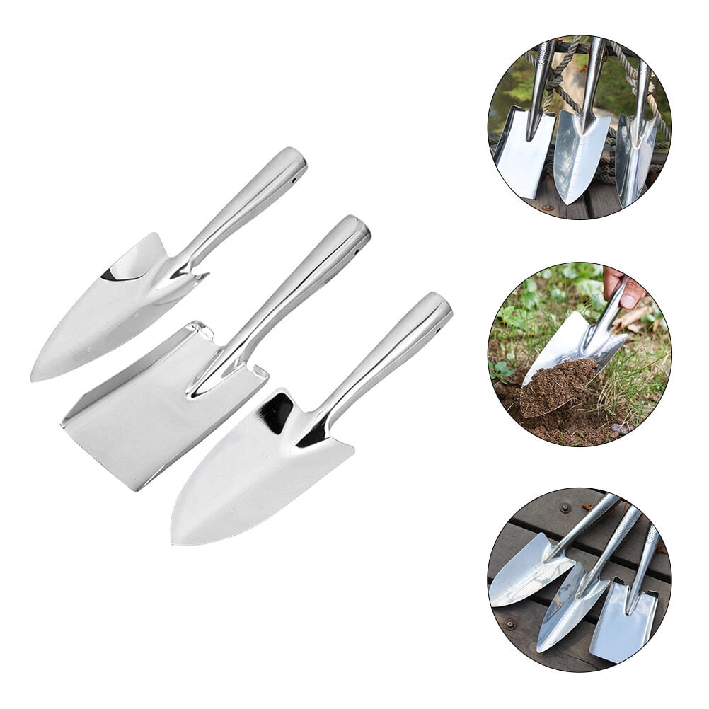 SOPOTUTU Heavy Duty Garden Tools Stainless Steel 3pcs for Garden Tools ...